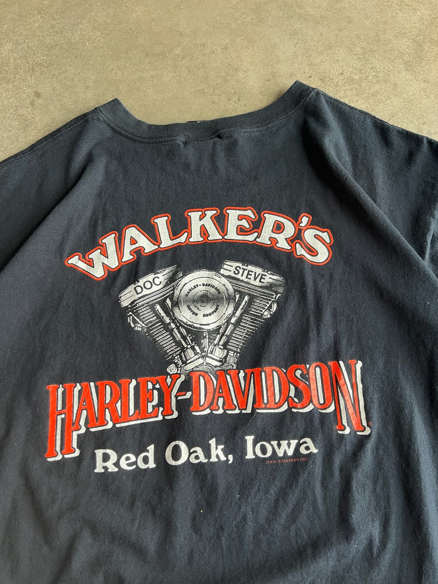 (XXXL) Harley Red Oak Tee