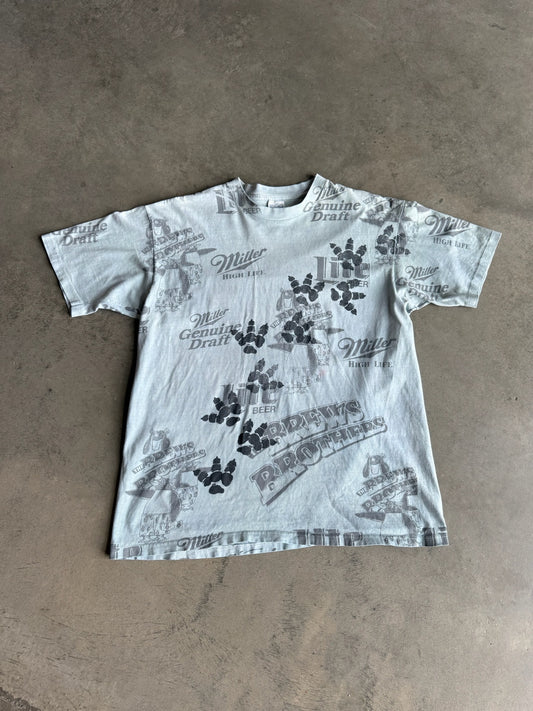 (L) Miller Lite AOP Tee