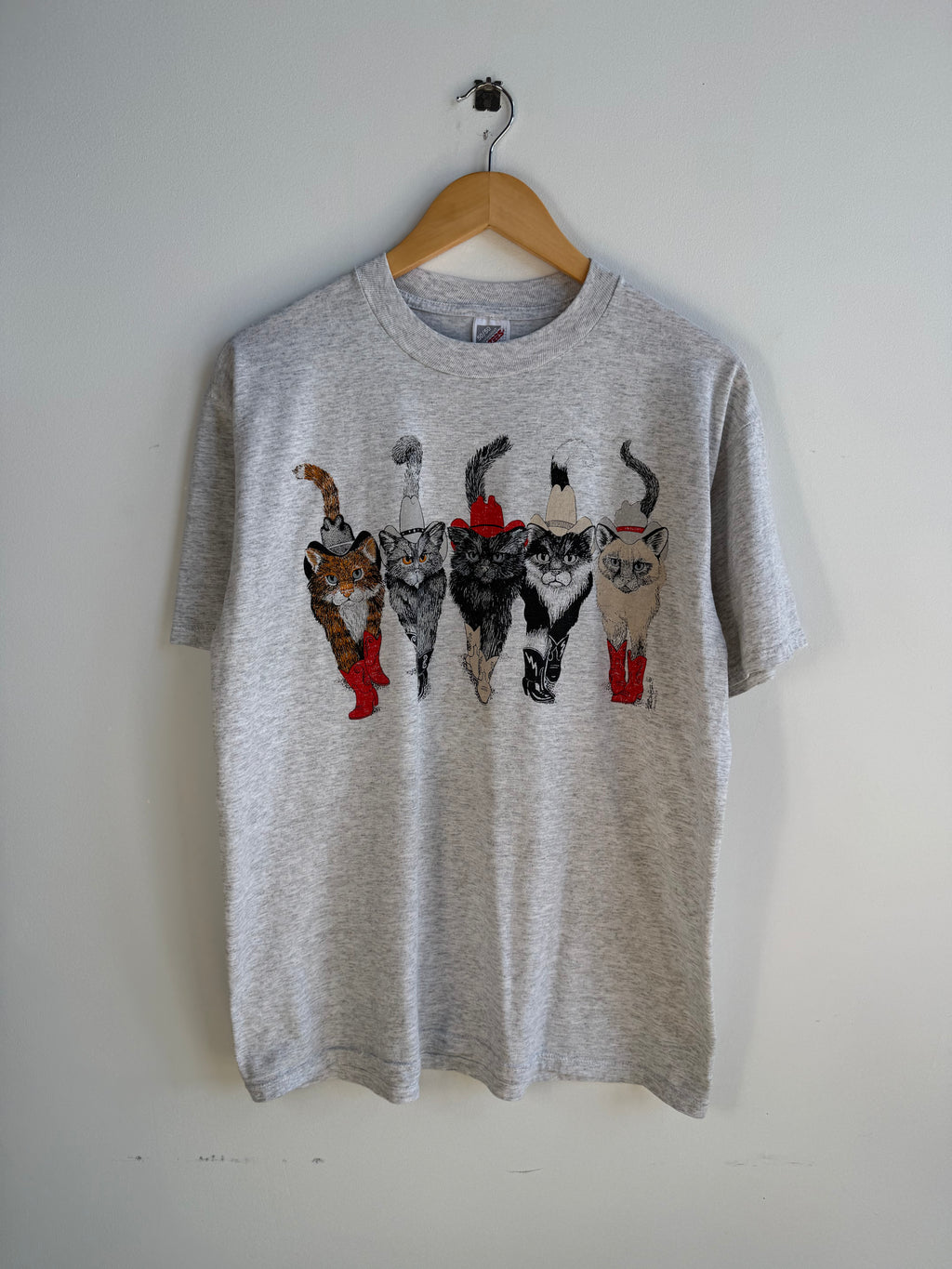 (L) Cowboy Cats Tee
