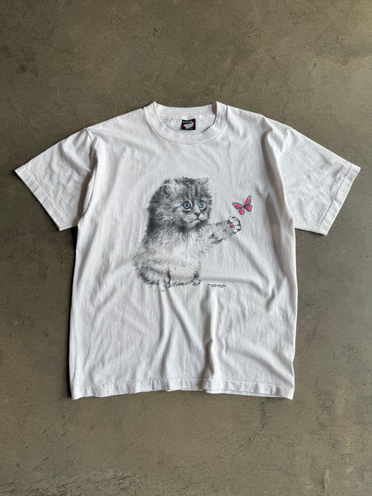 (XL) Kitty Butterfly Tee