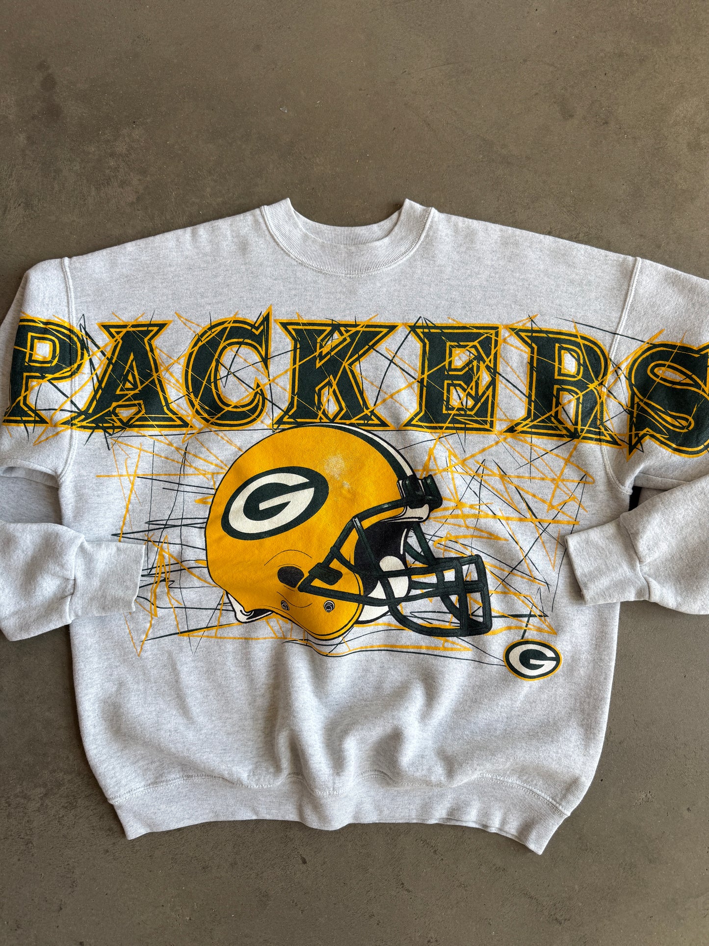 (XL) Green Bay Packers Spell Out Crew
