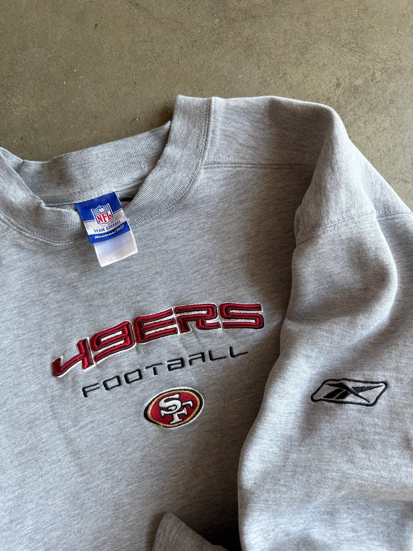 (L) San Francisco 49ers Reebok Crew