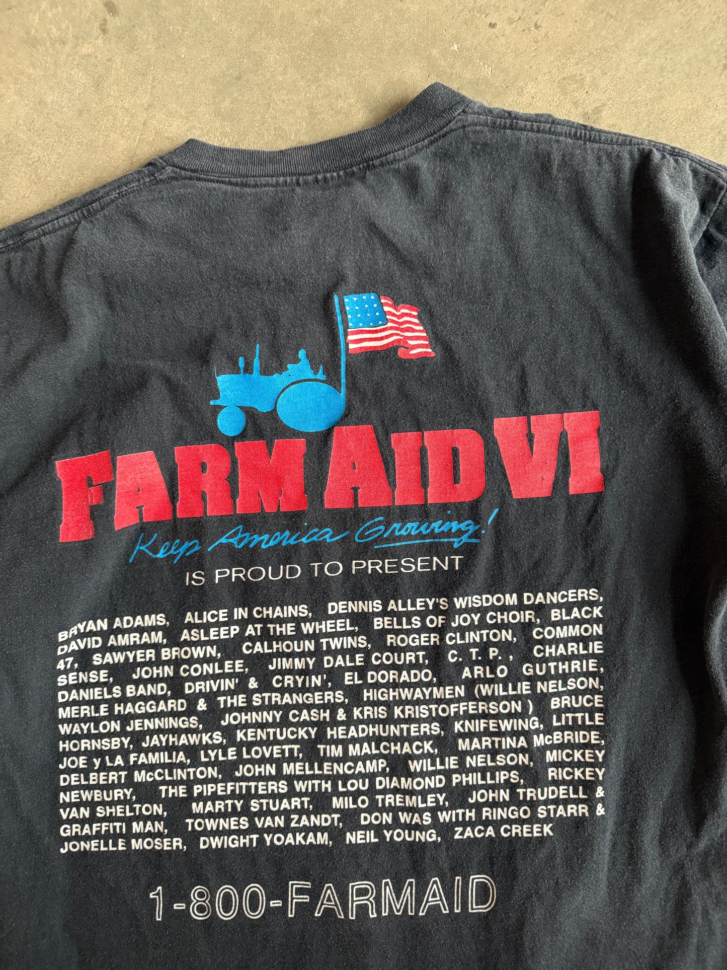 (XL) 1993 Farm Aid Concert Tee
