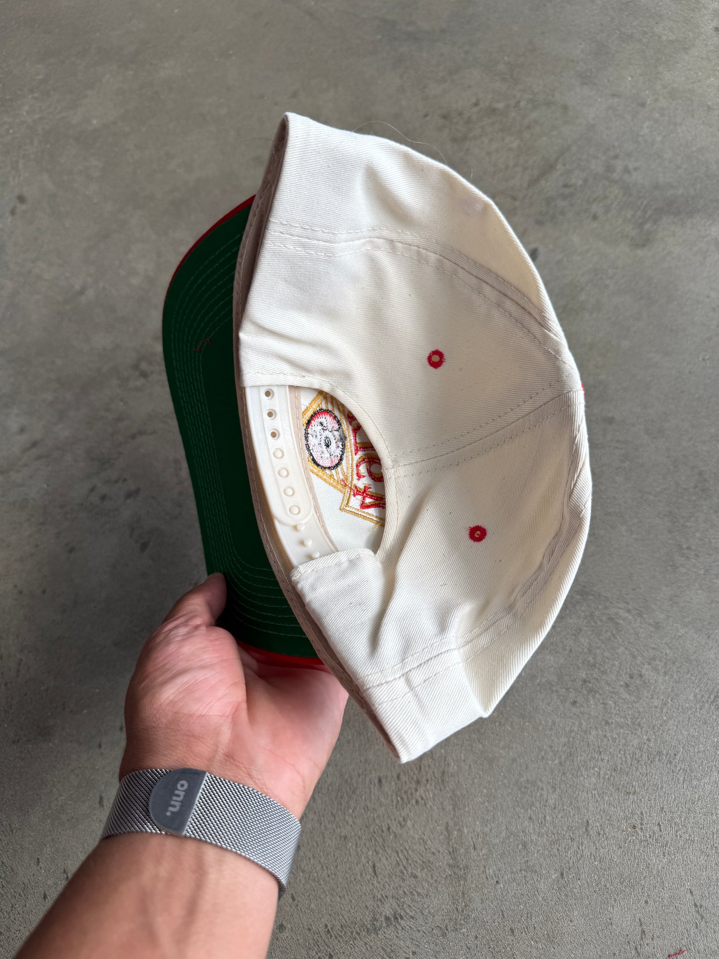 San Francisco 49ers Cream Dome Snap Back Hat