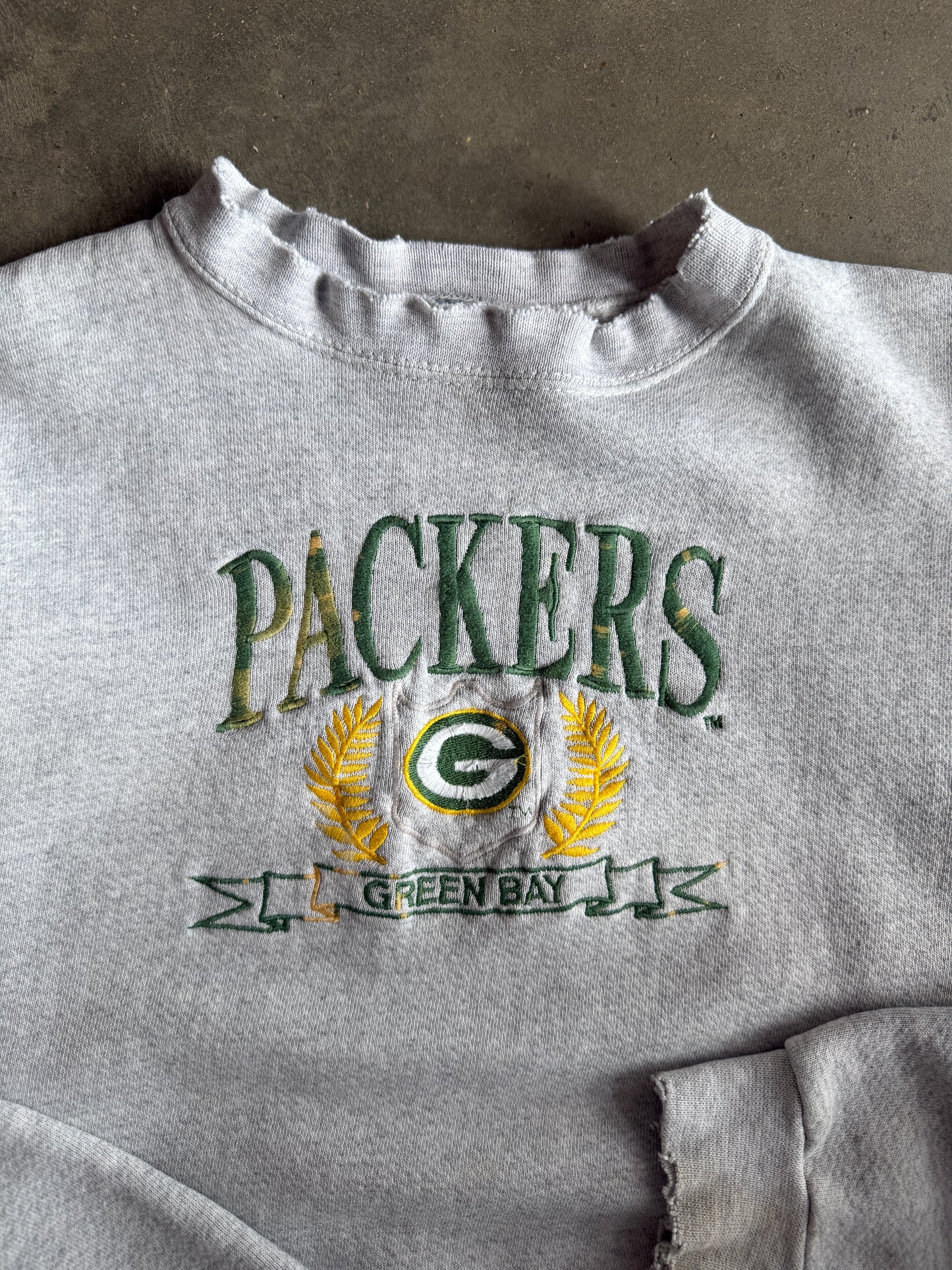 (L) Green Bay Packers Logo 7 Crew