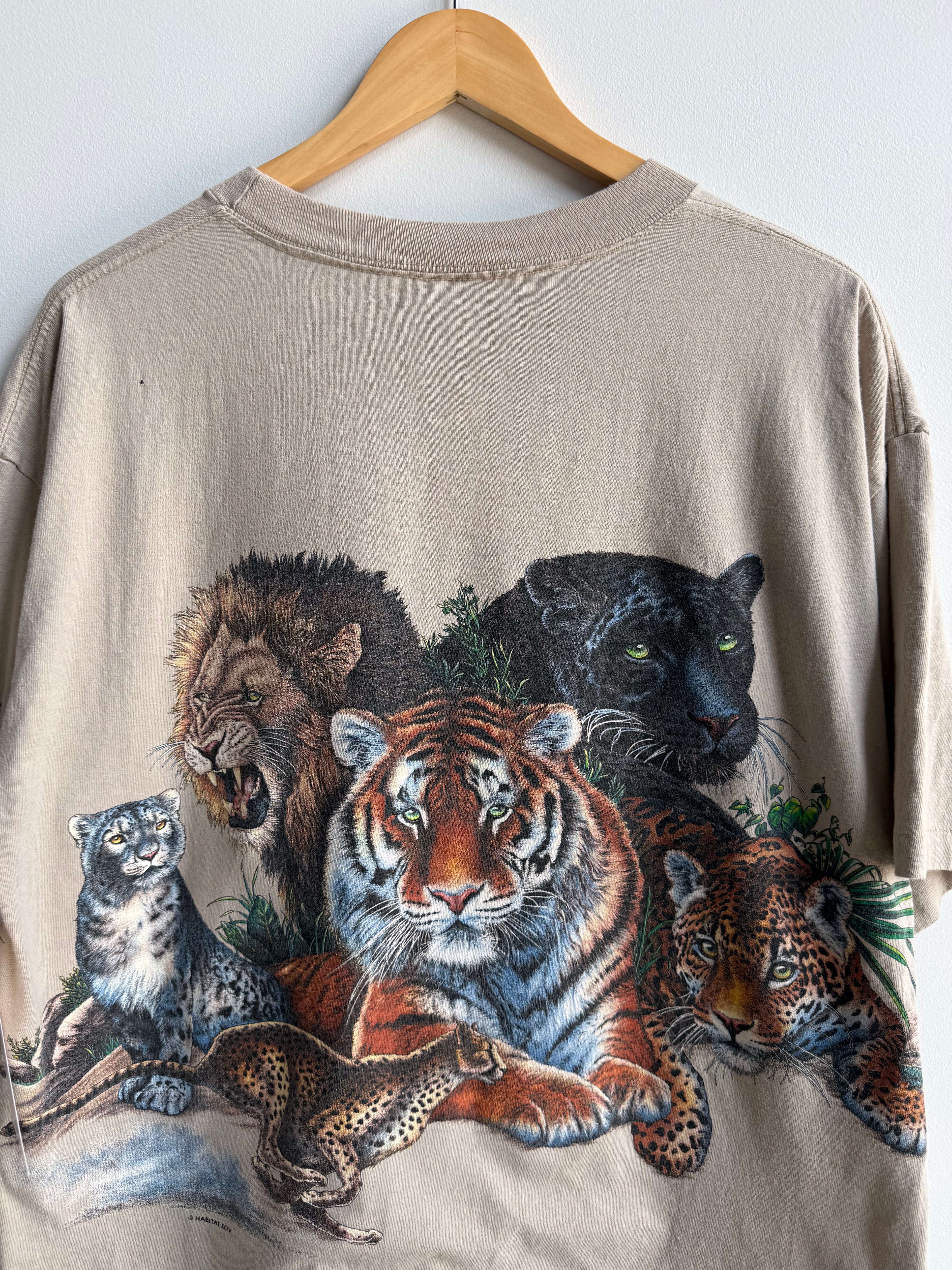 (XL) Big Cats Zoo Tee