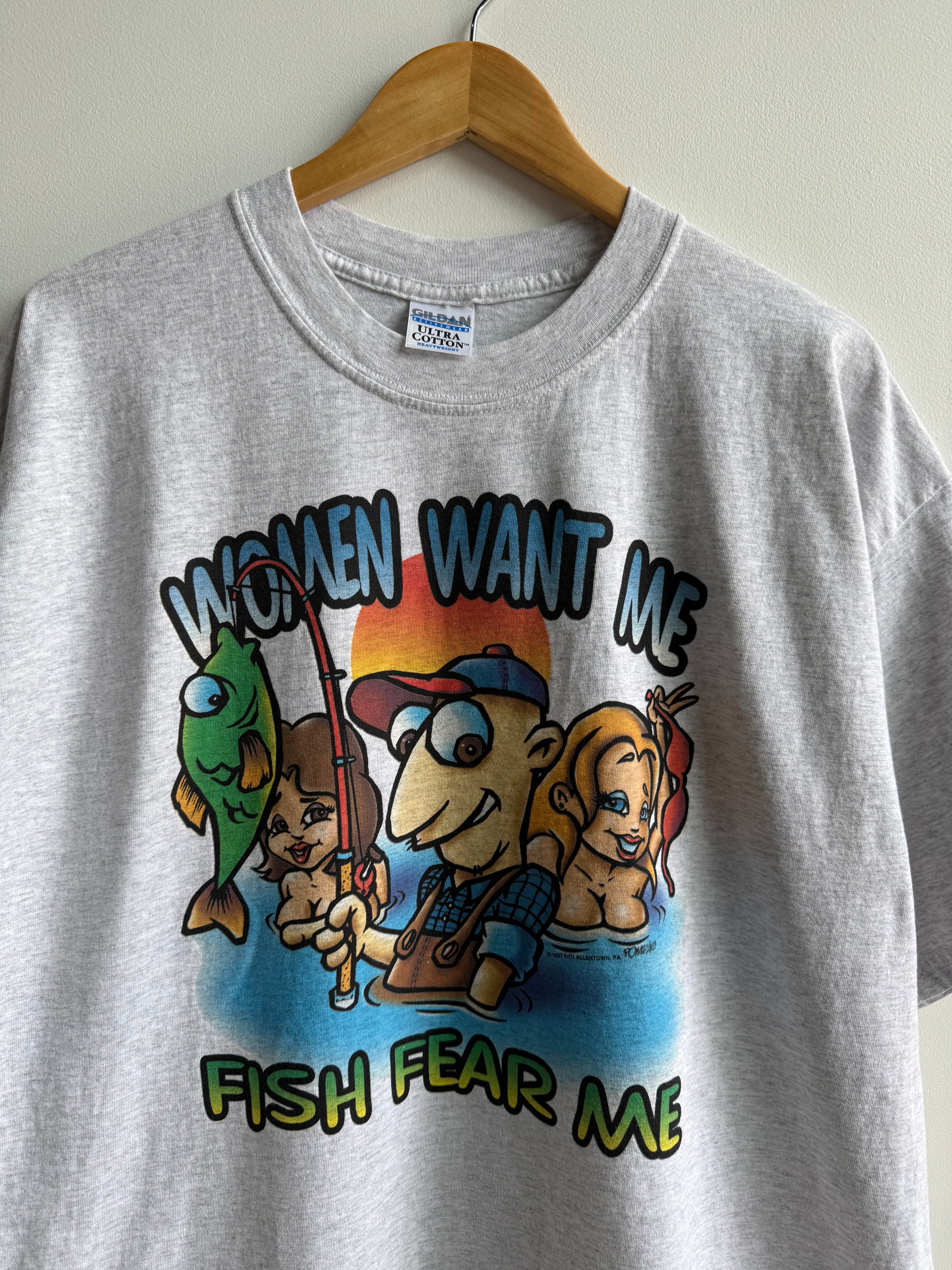 (XL) Fish & Women Tee