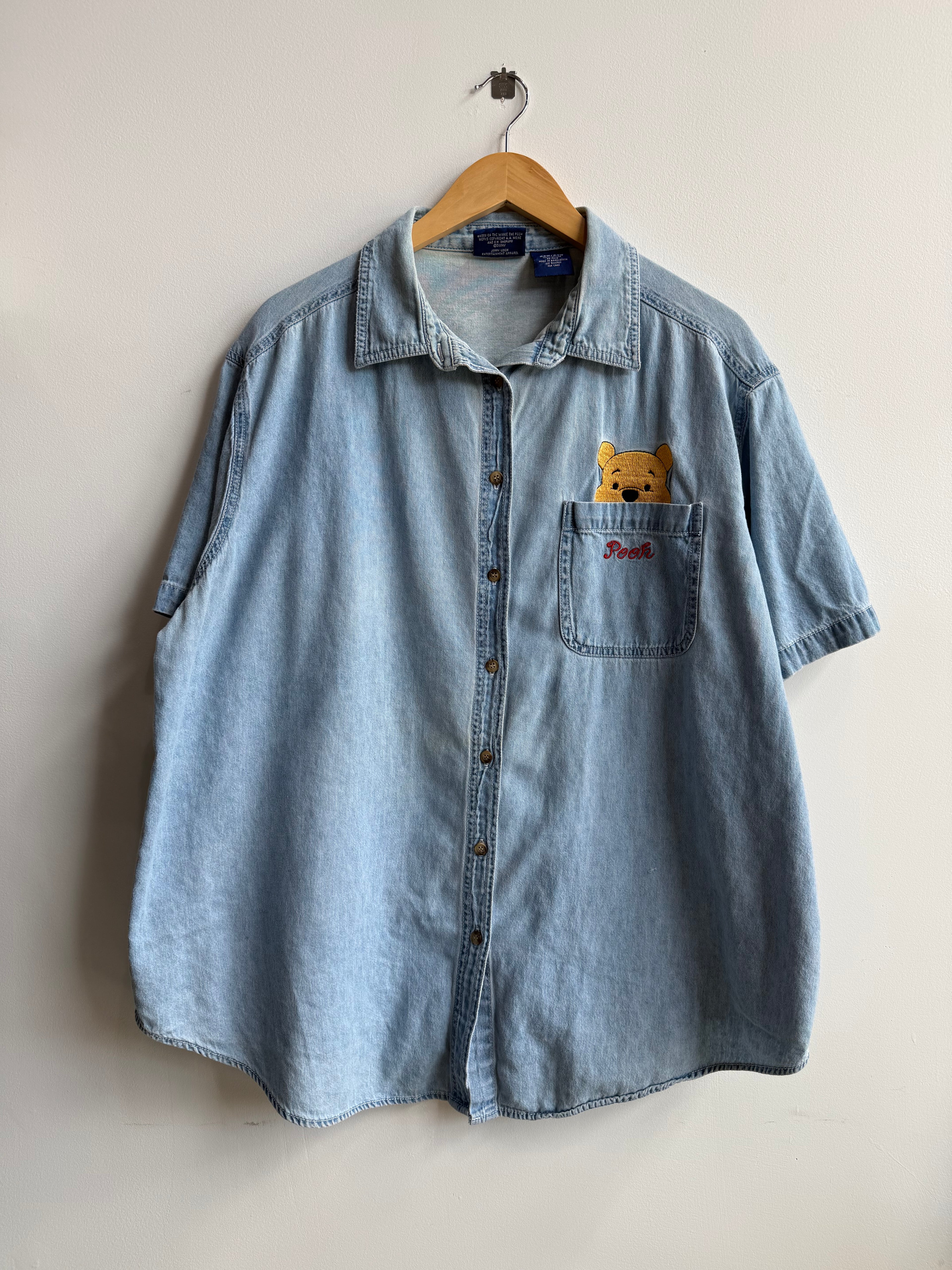 (XXL) Pooh Denim Shirt