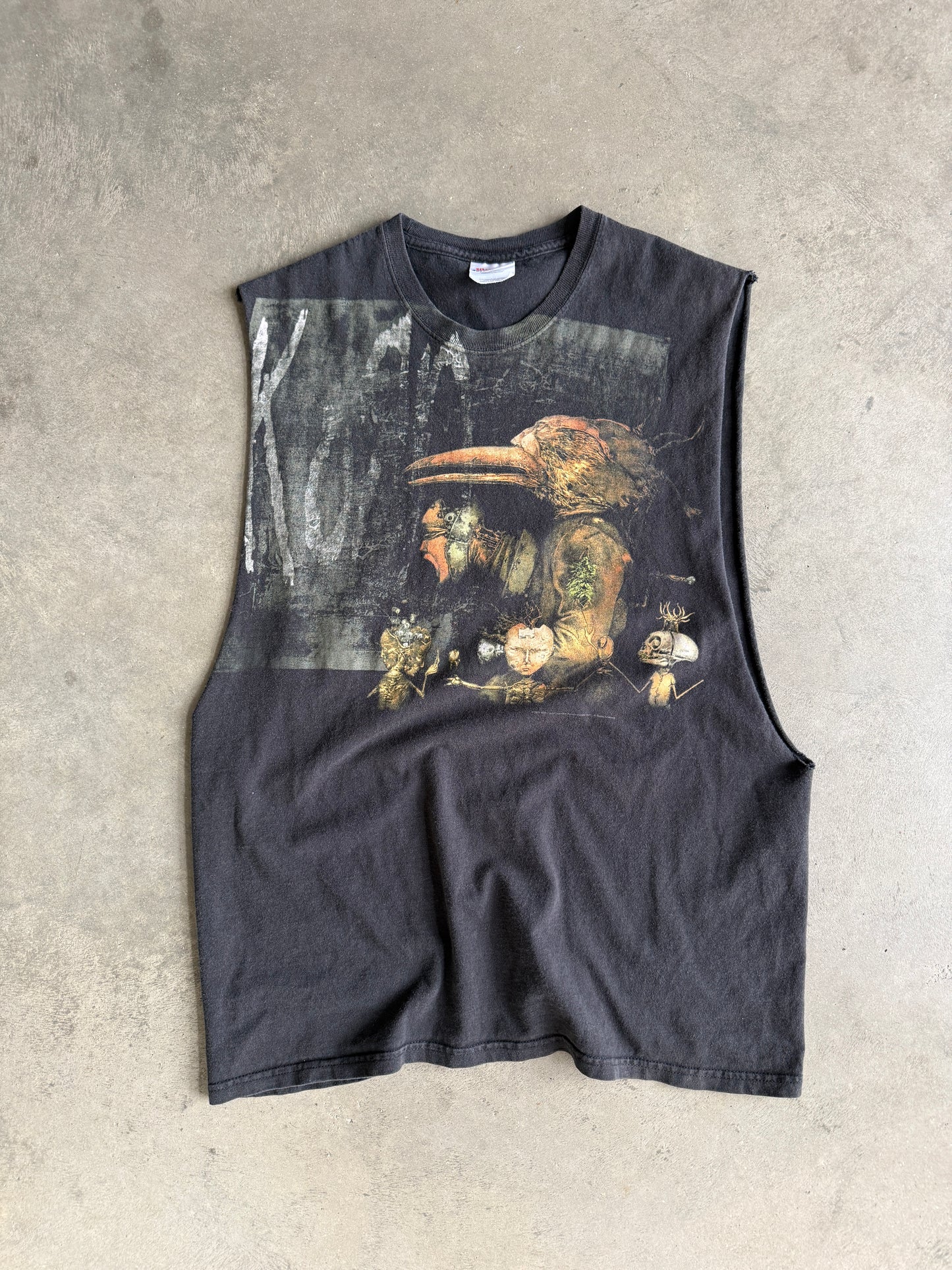 (L) Korn Cut Off Tee