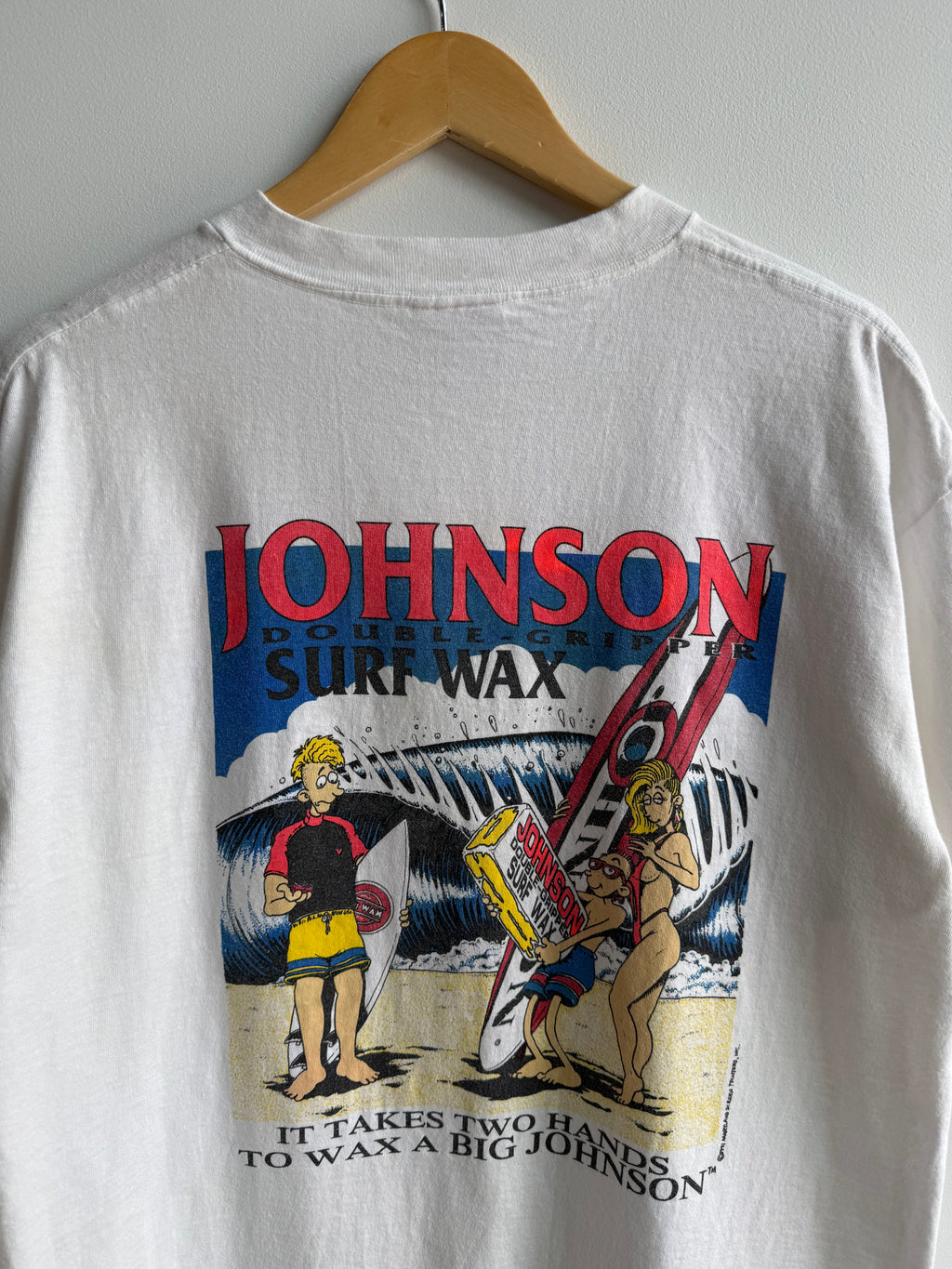 (XL) Wax Yer Johnson Tee