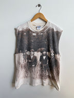 (XL) The Beatles All Over Print Cut Off Tee