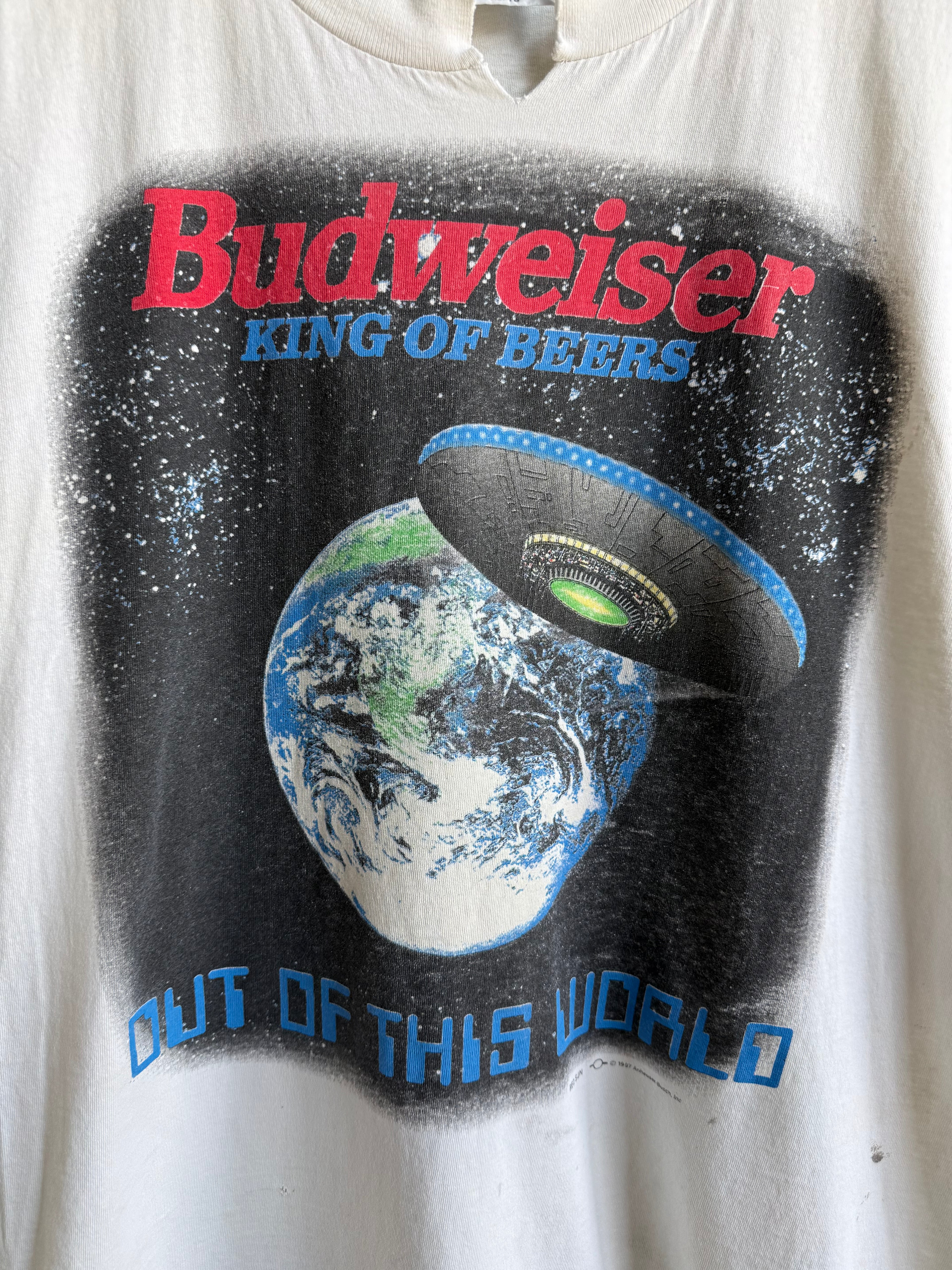 (XL) Budweiser Cutoff Tee