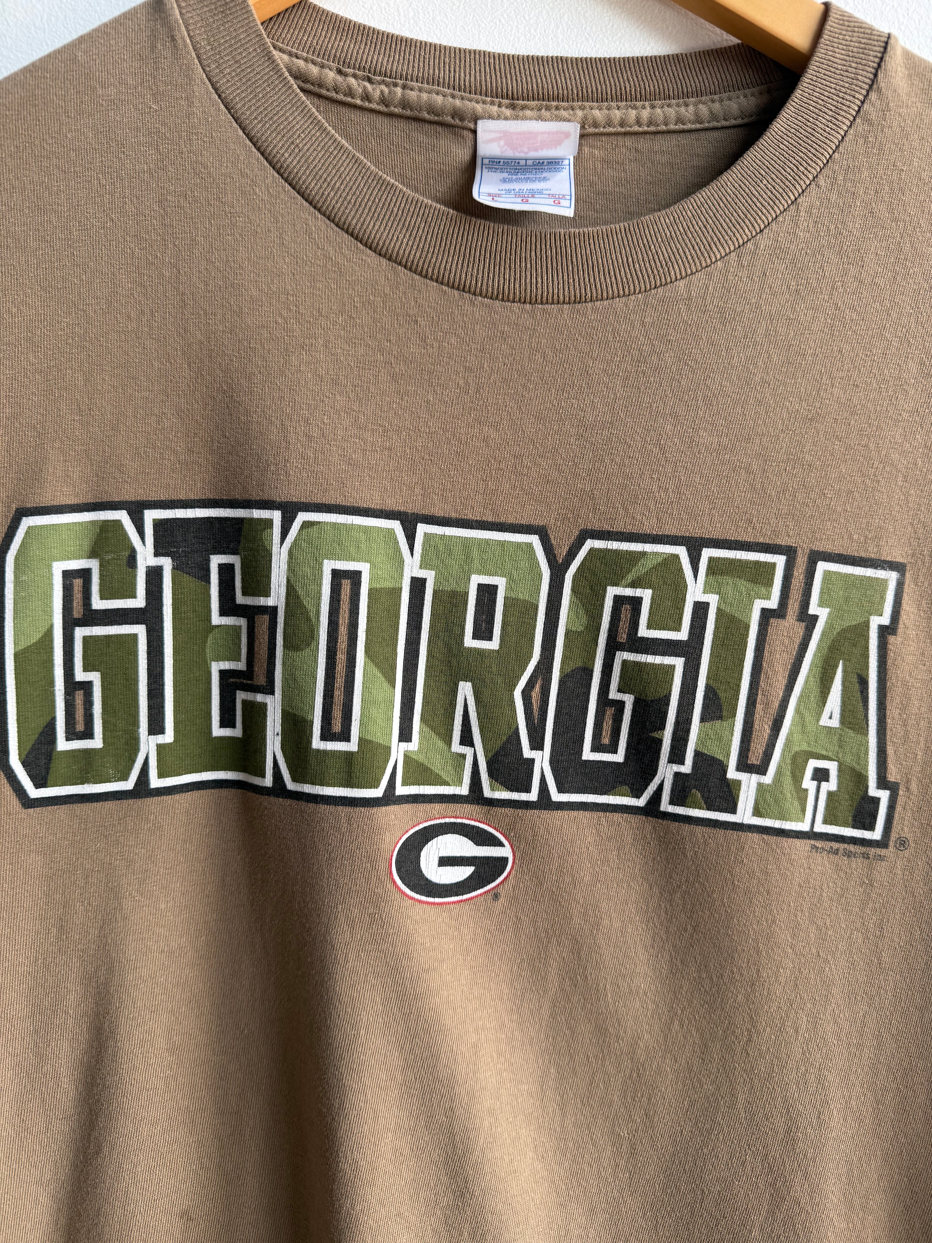 (L) Georgia Bulldogs Camo Tee