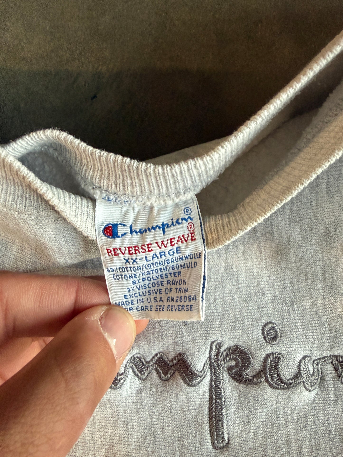 (XXL) Champion Reverse Weave Crew