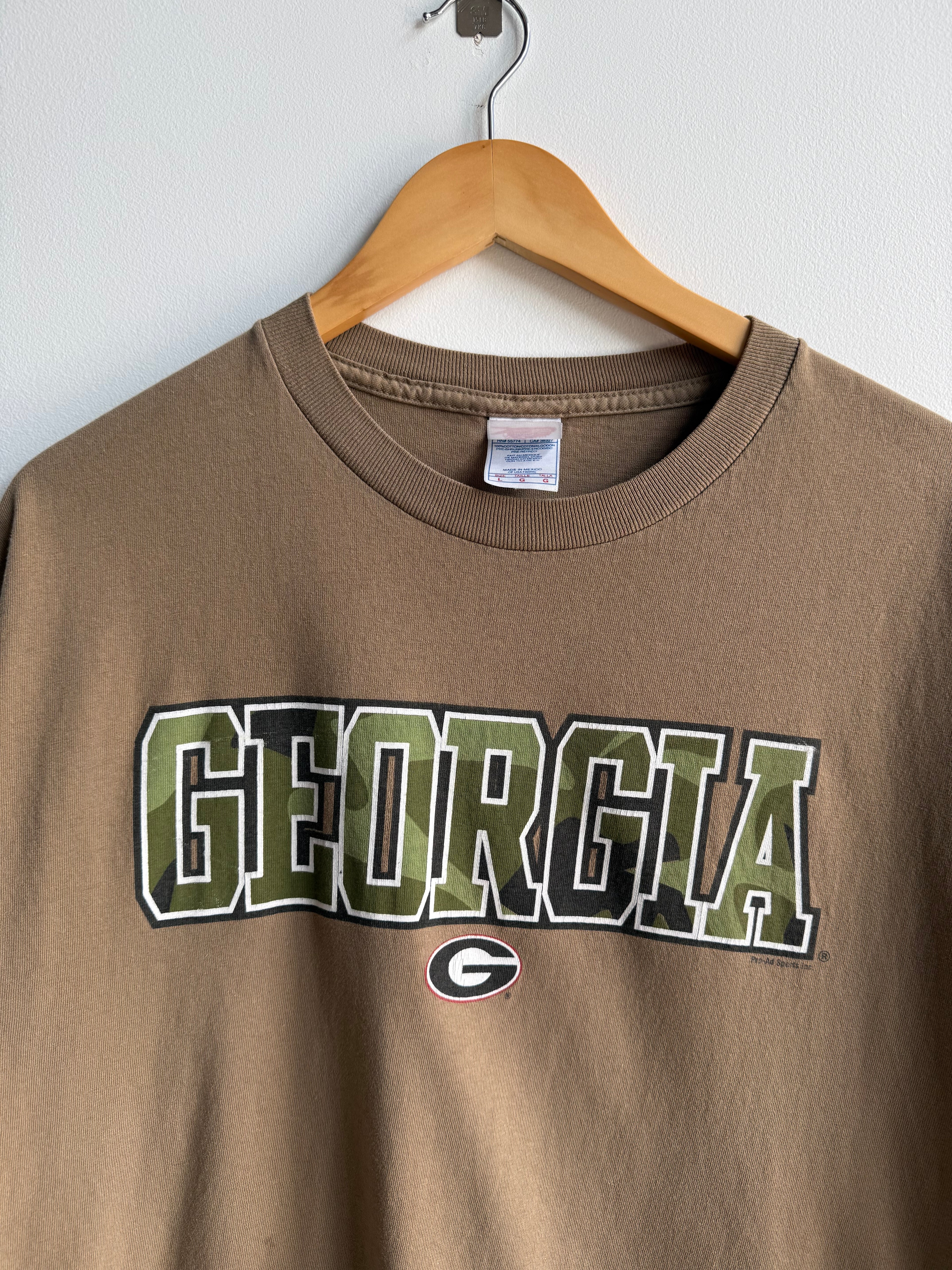(L) Georgia Bulldogs Camo Tee