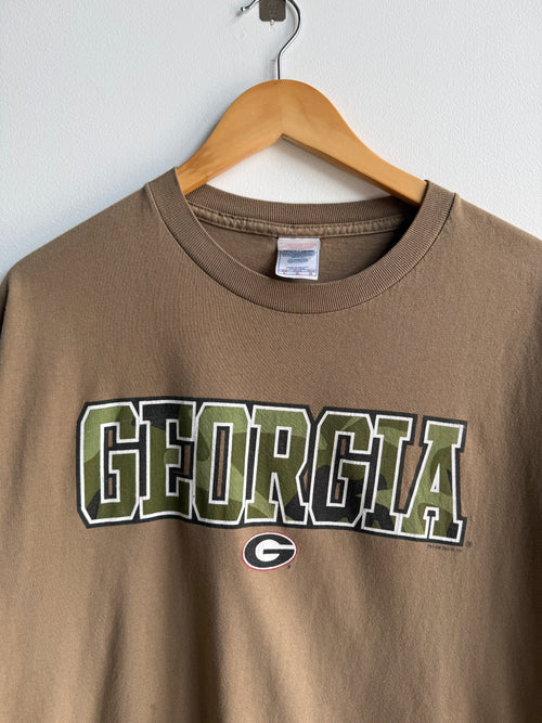 (L) Georgia Bulldogs Camo Tee