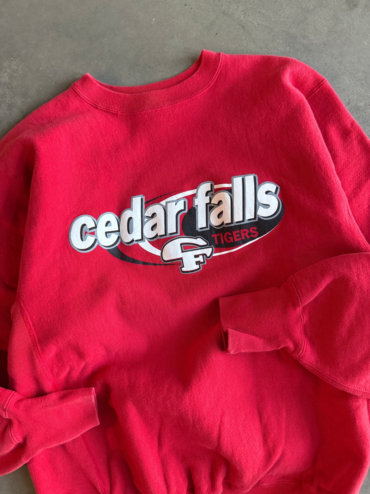 (XL) Cedar Falls Champion Reverse Weave Crew