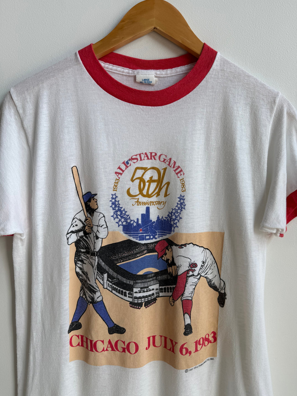 (M) 1983 All Star Game Chicago Tee