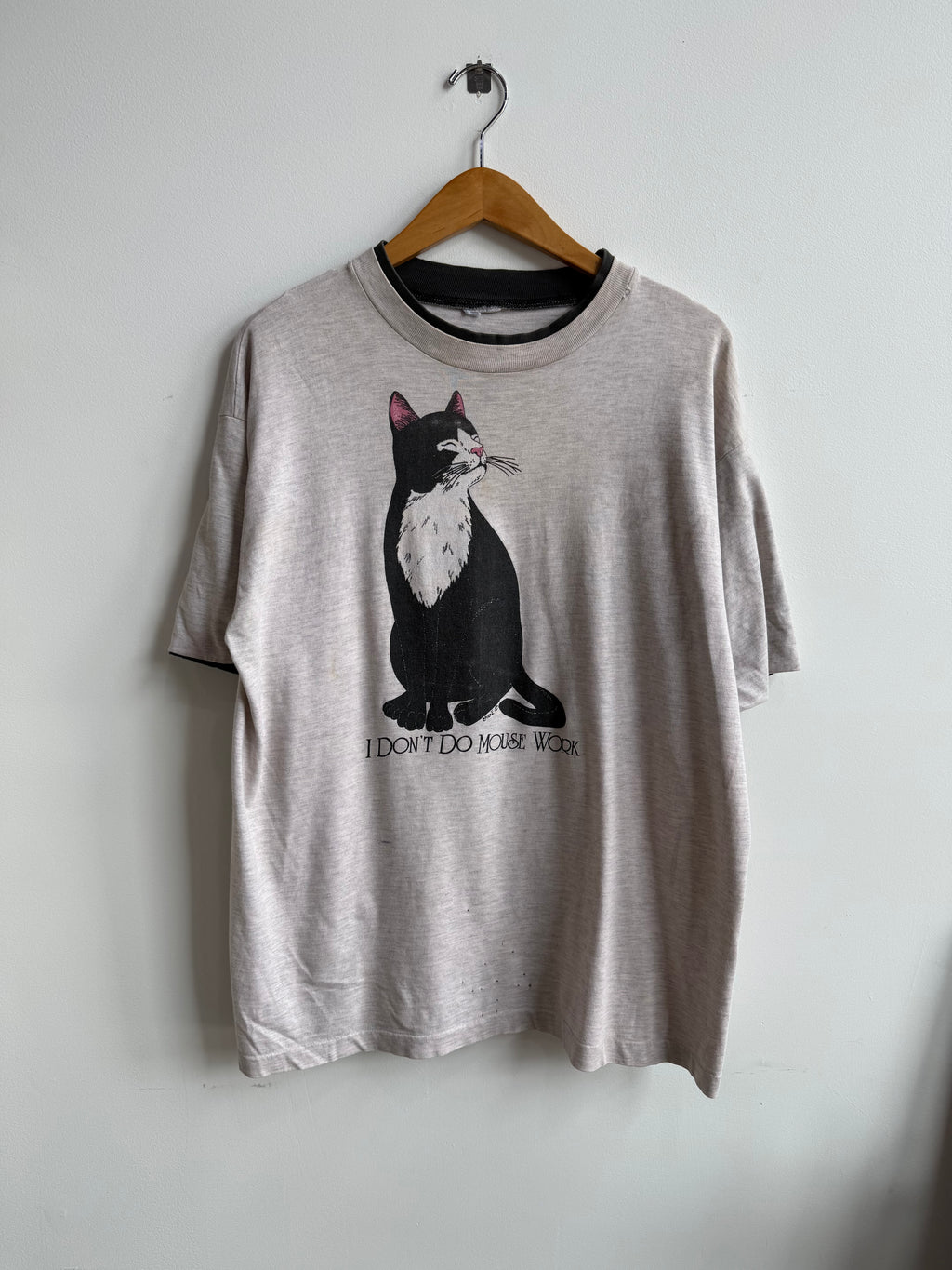 (XL) I Don’t Do Mouse Work Cat Tee