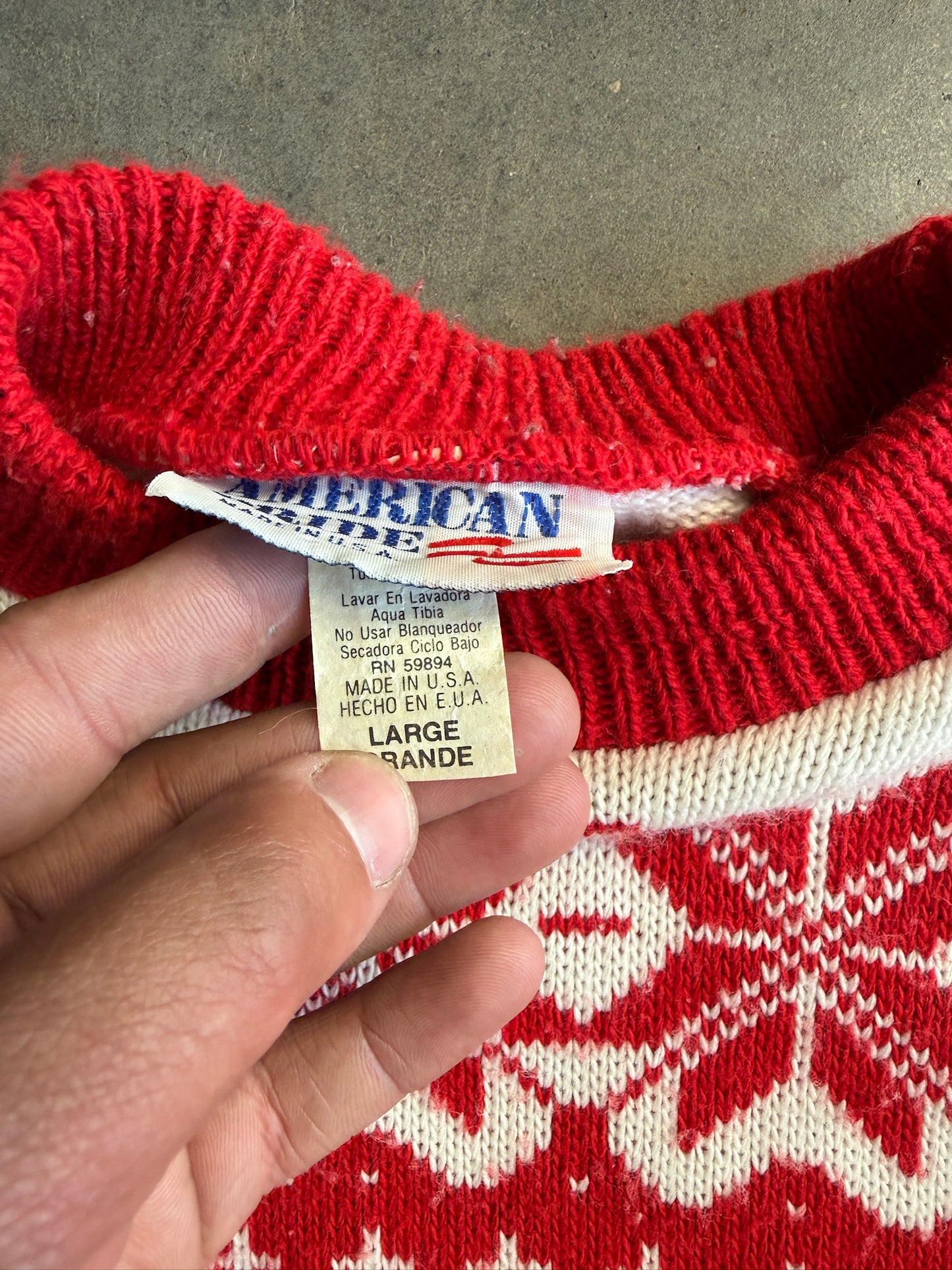 (M) American Pride Sweater