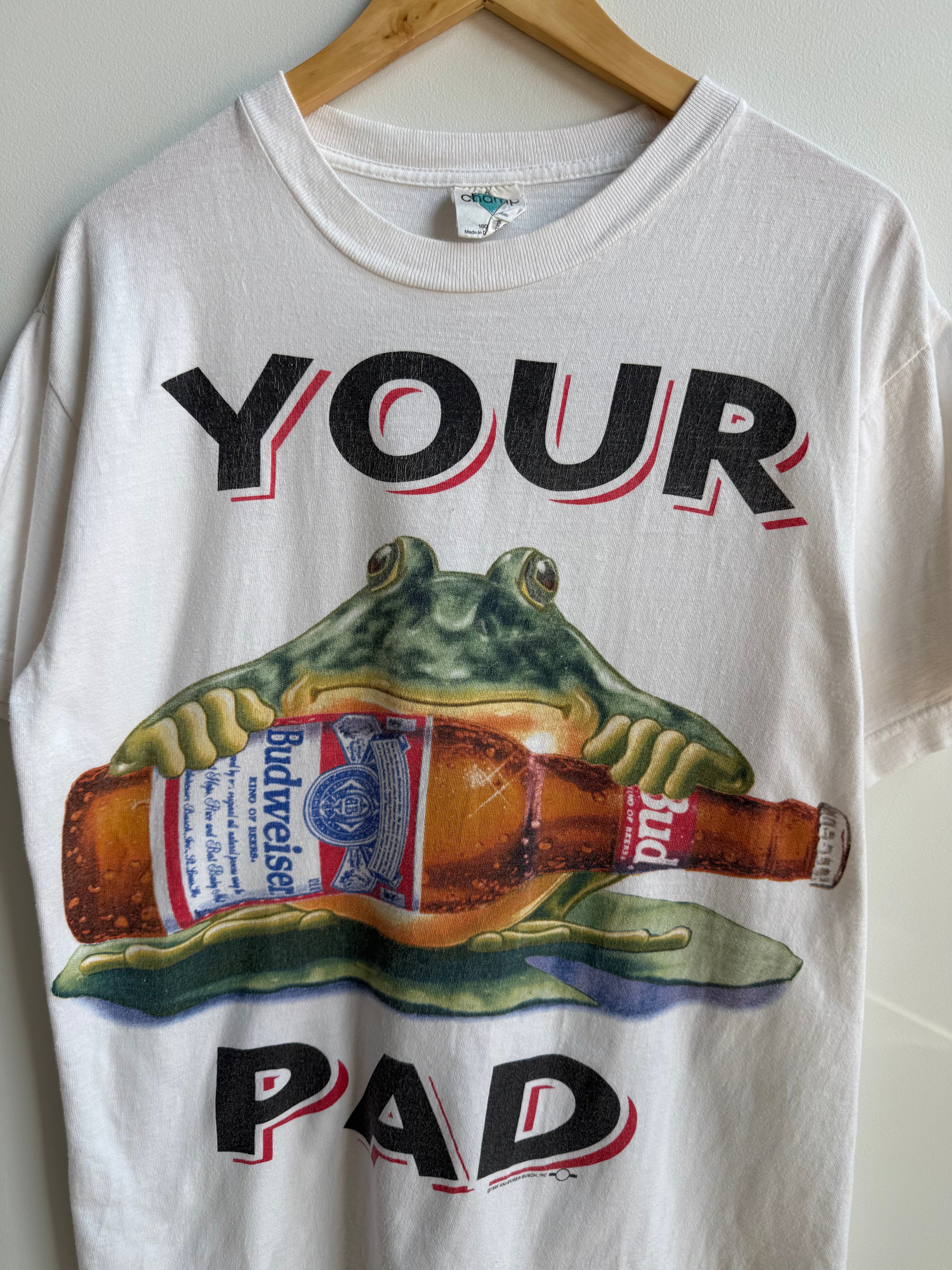 (L) Your Pad or Mine Budweiser Tee