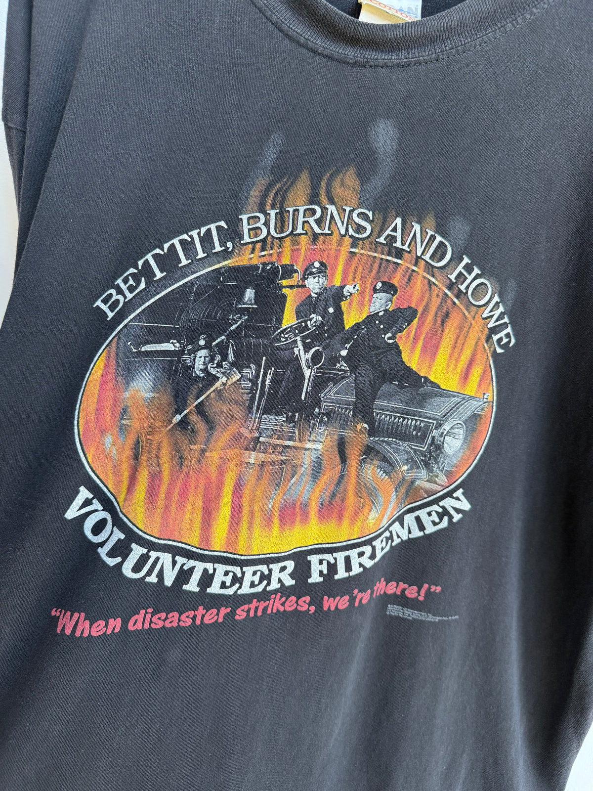 (XL) Three Stooges Firemen Tee