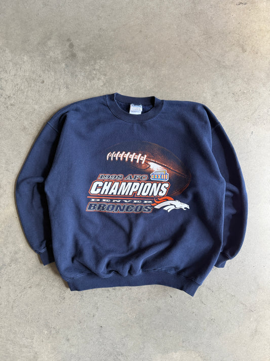 (XL) Denver Broncos AFC Champs Crew