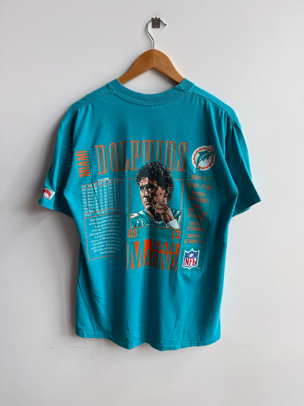 (L) Dan Marino Dolphins Tee
