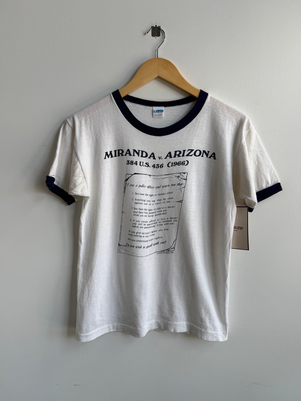 (M) Miranda Rights Tee