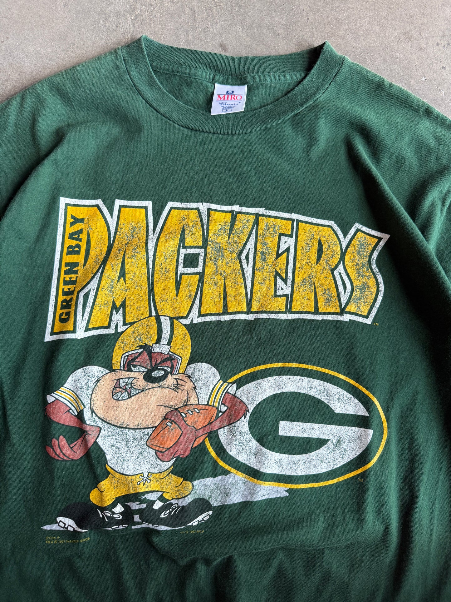 (L) Green Bay Packers Taz Tee