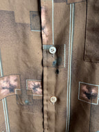 (M) Button Down Light Weight Shirt