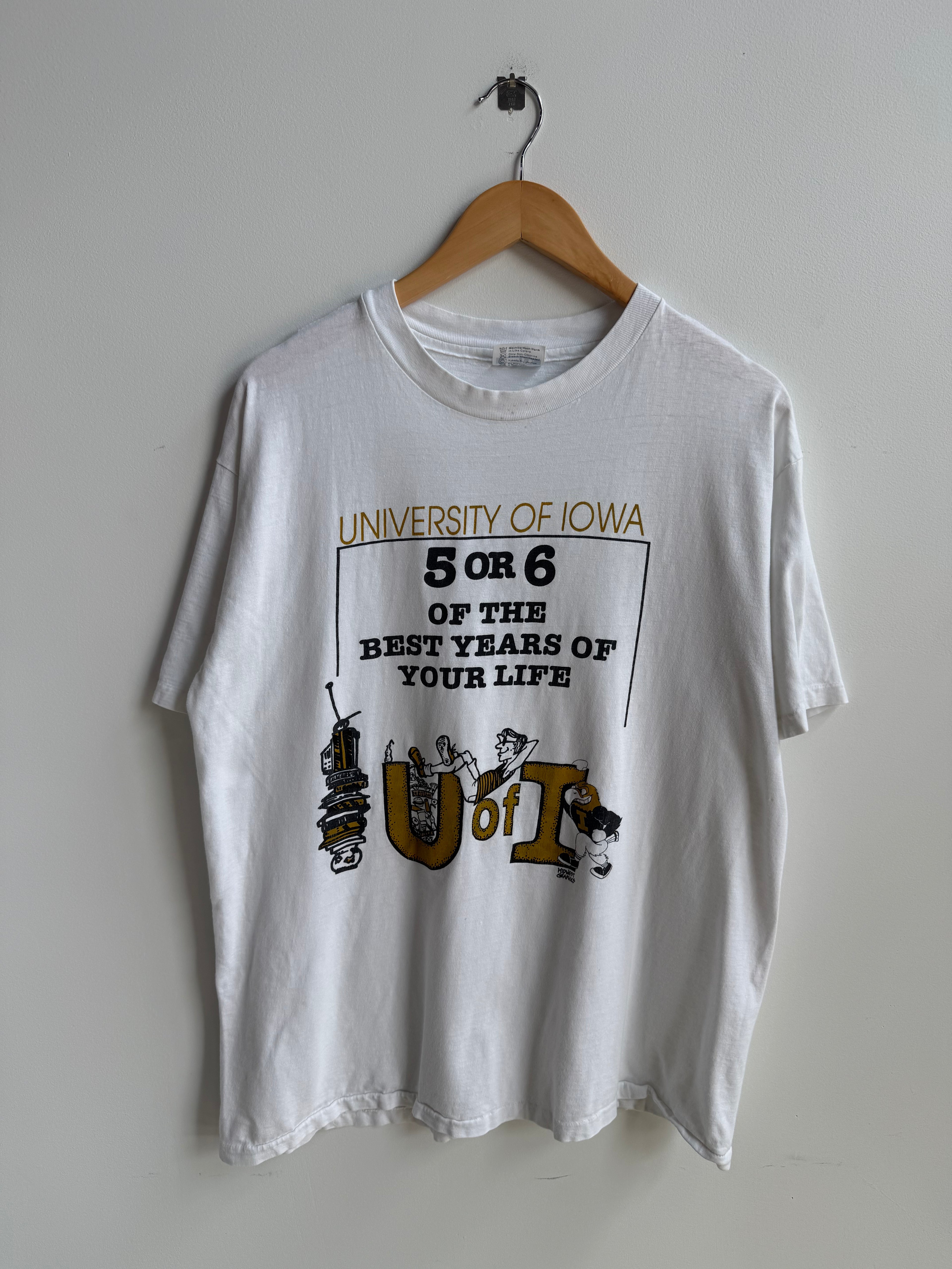 (XL) 5 or 6 Best Year Iowa Tee