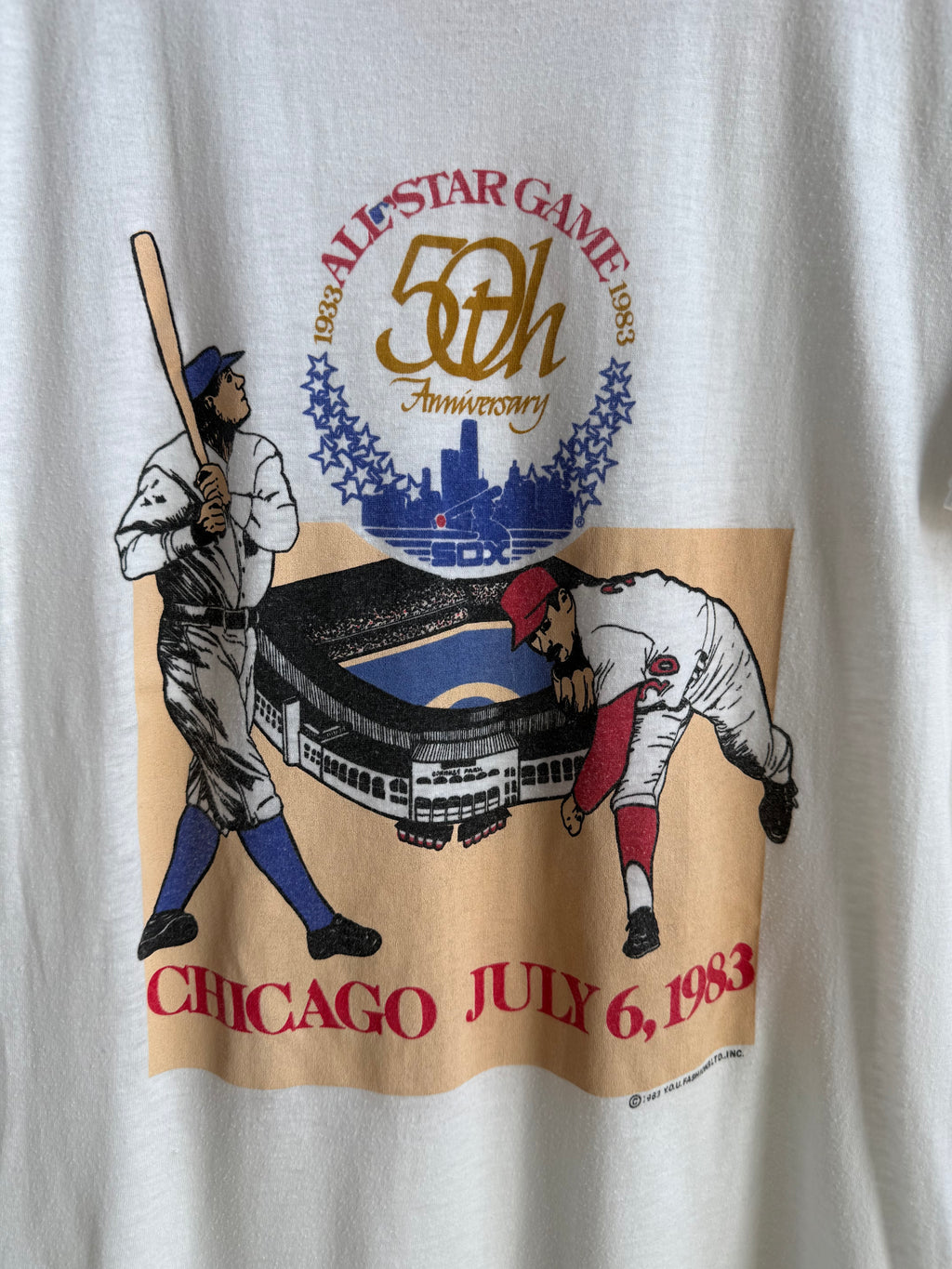 (M) 1983 All Star Game Chicago Tee