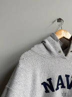 (XL) Navy Reverse Weave Hoodie