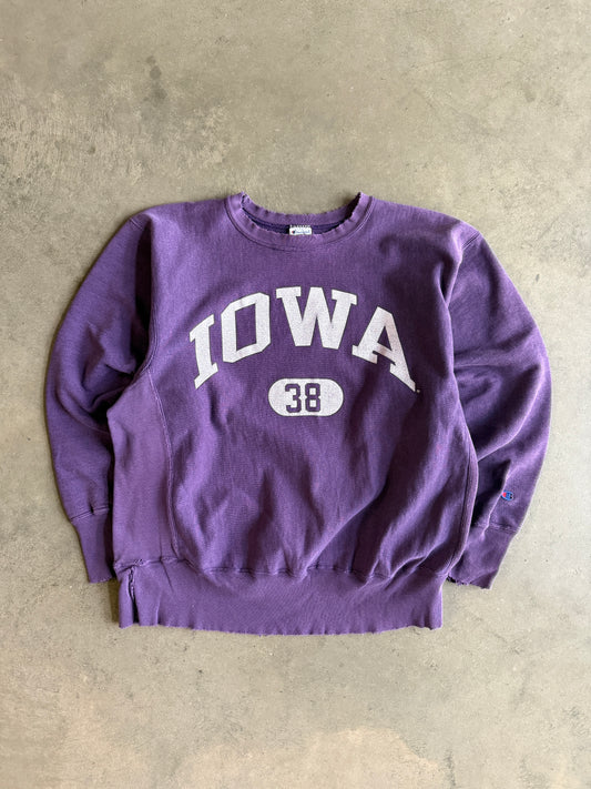 (XL) Iowa Champion Reverse Weave Crew