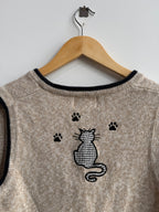 (S) Cat Sweater Vest