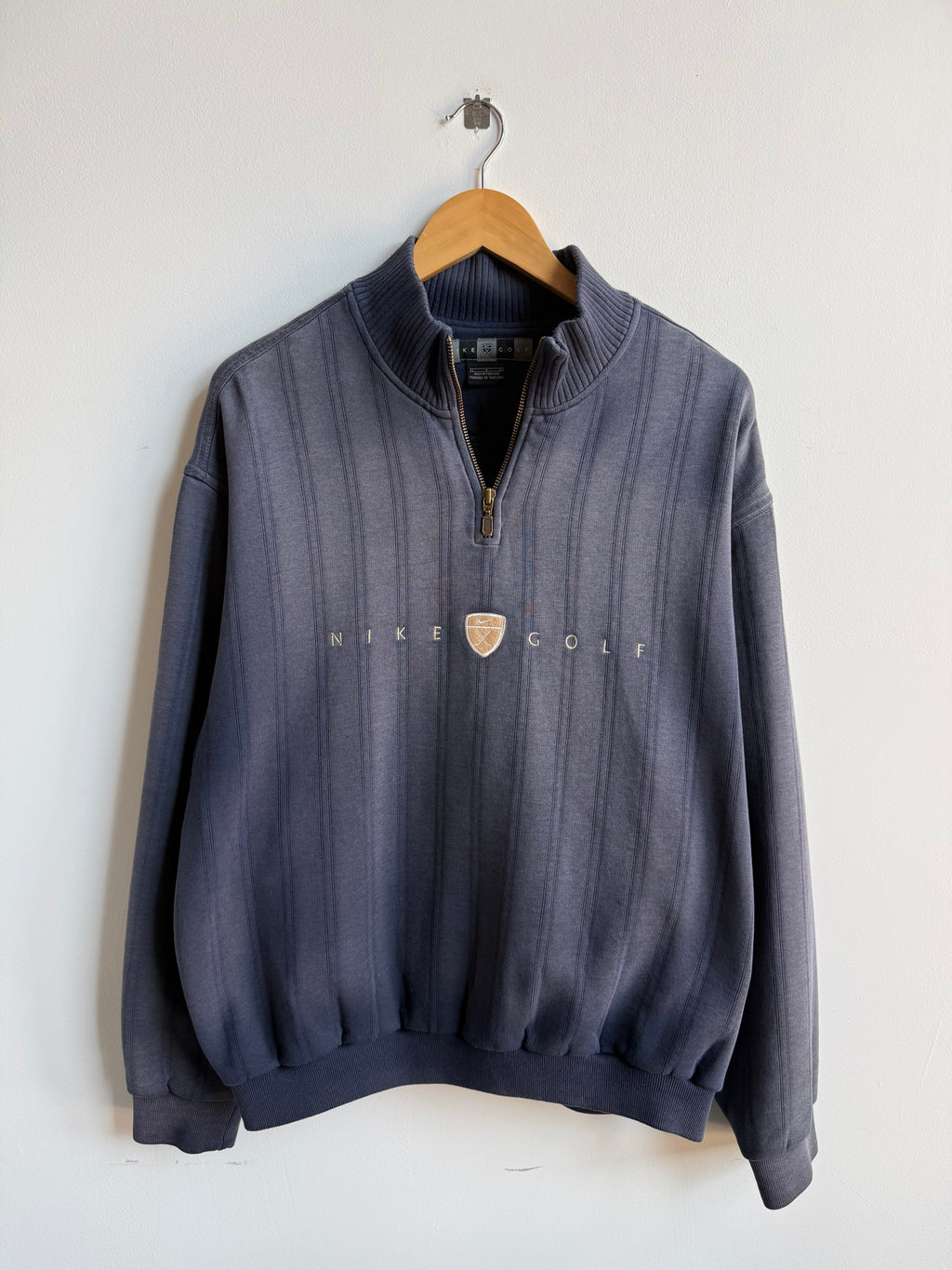 (L) Nike Golf 1/4 Zip Crew