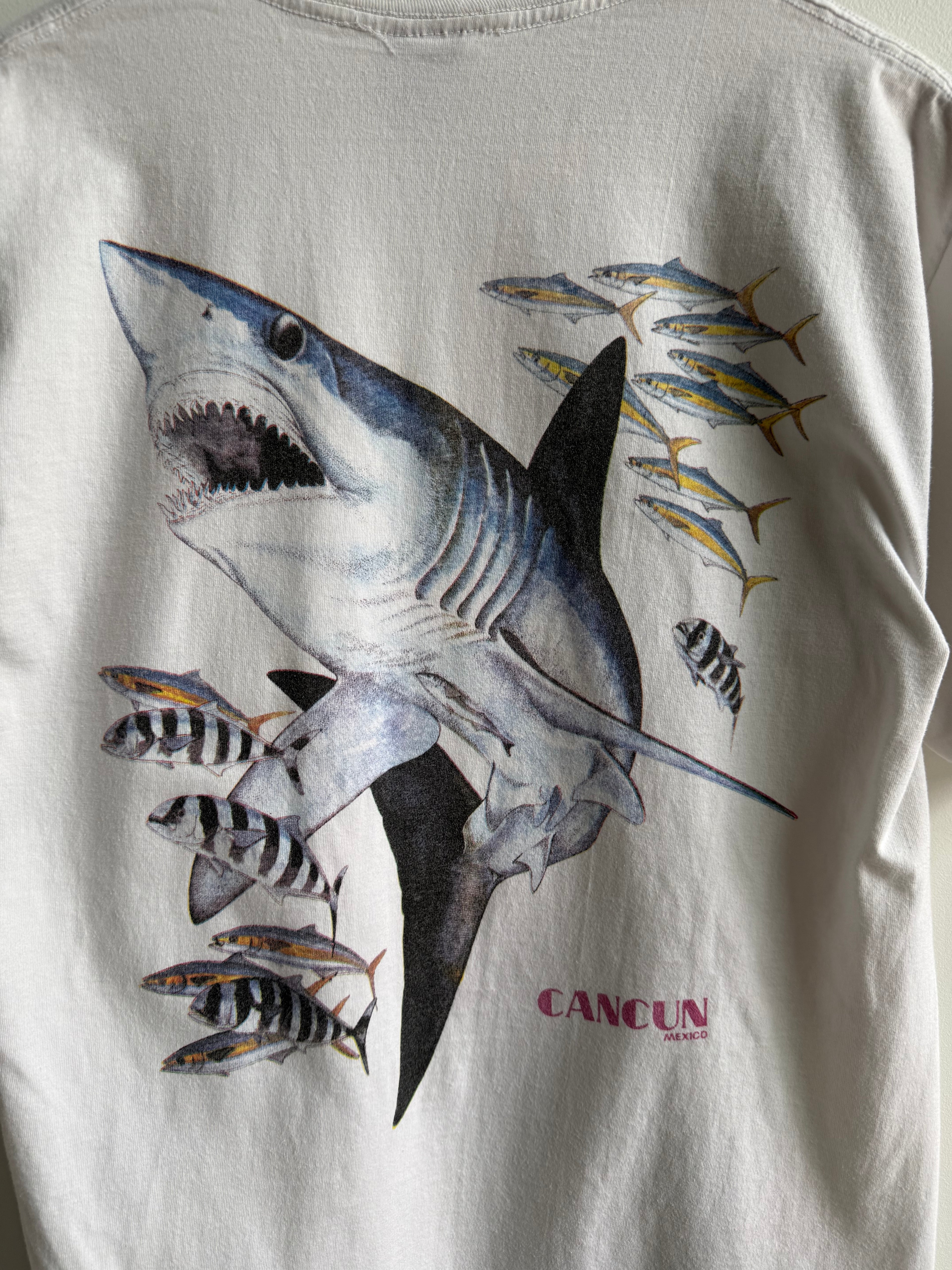 (L) Cancun Shark Tee