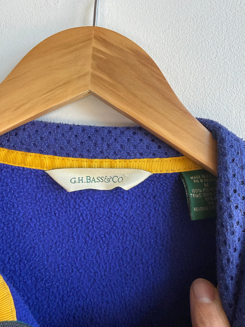 (M) G.H Bass Fleece