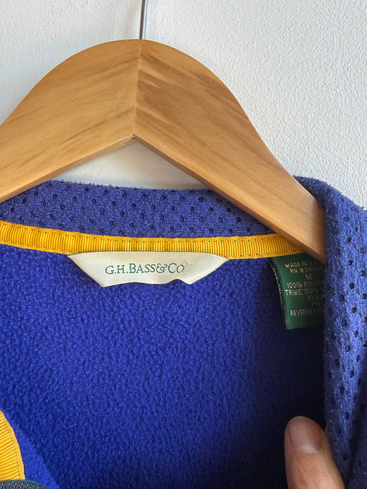 (M) G.H Bass Fleece