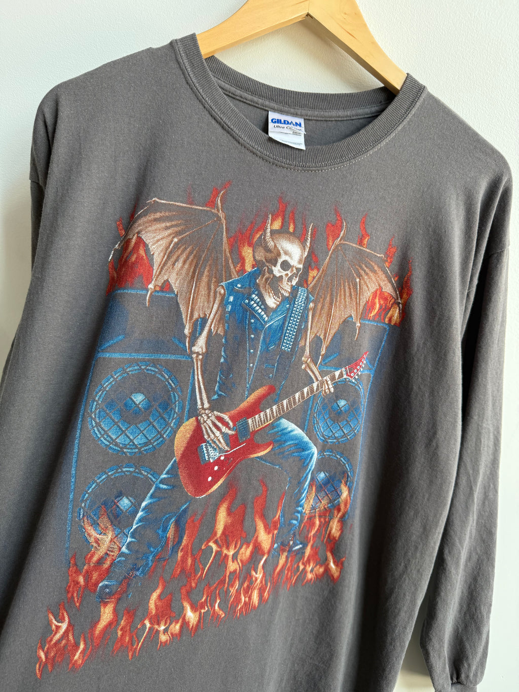 (L) Skull Guitarist Tee
