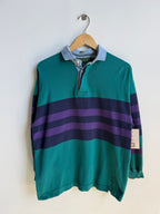 (L) Striped Rugby Longsleeve