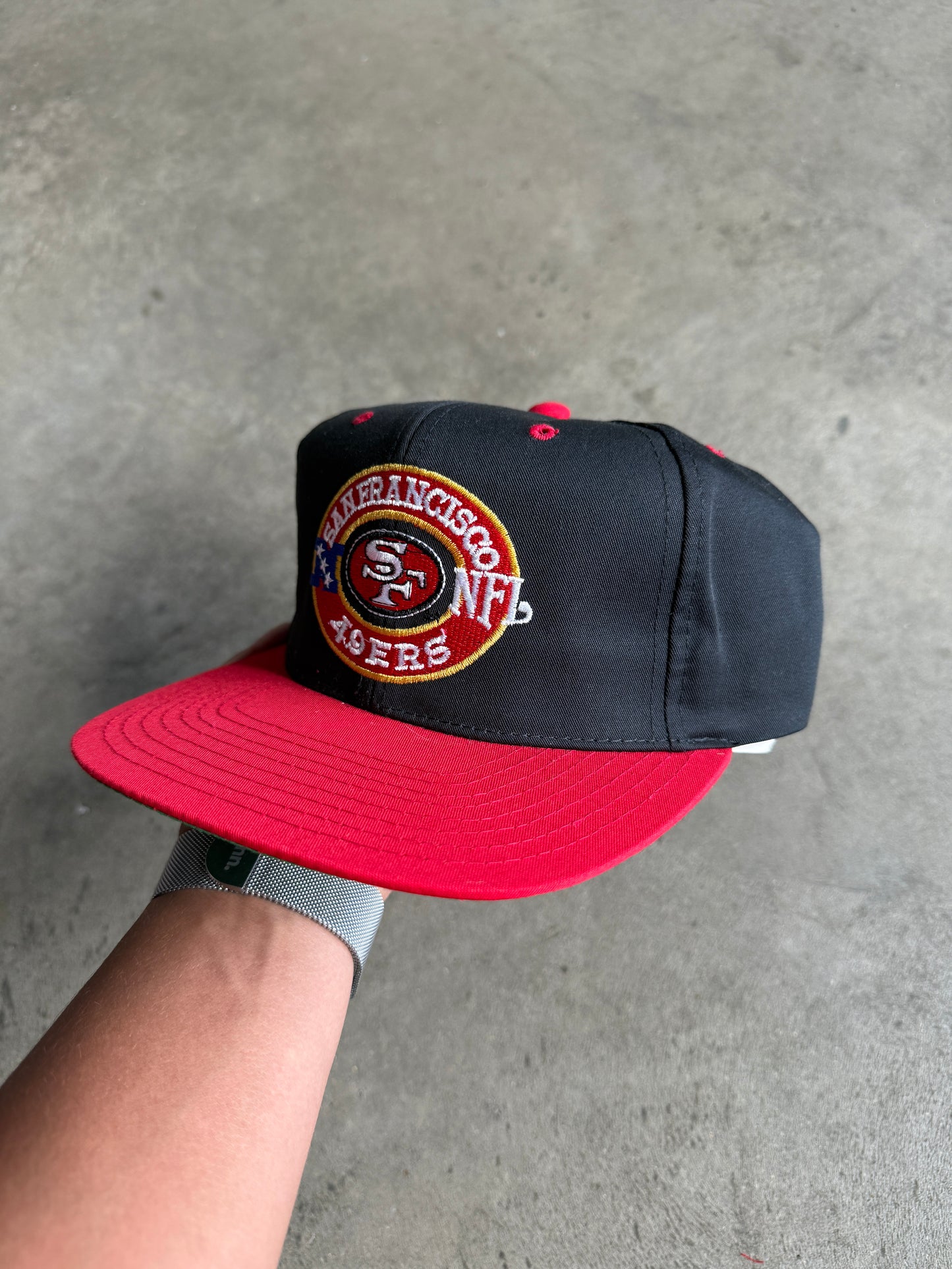 San Francisco 49ers Black Snap Back Hat