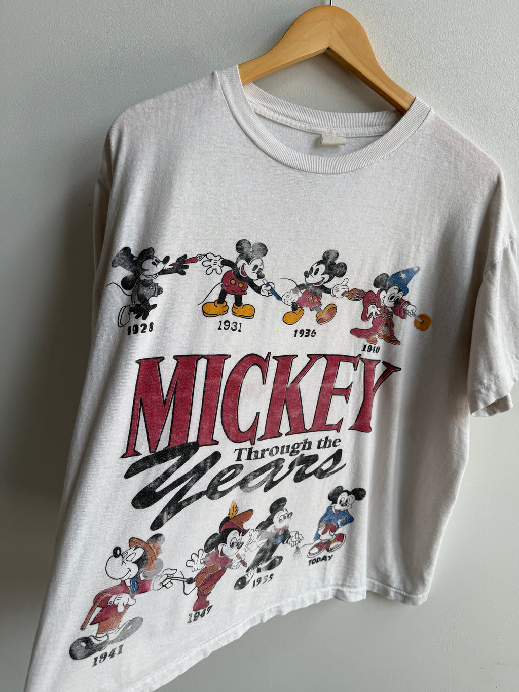 (L) Mickey Through the Years Tee