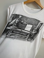 (M) Draftsman Drowing a Lute Tee