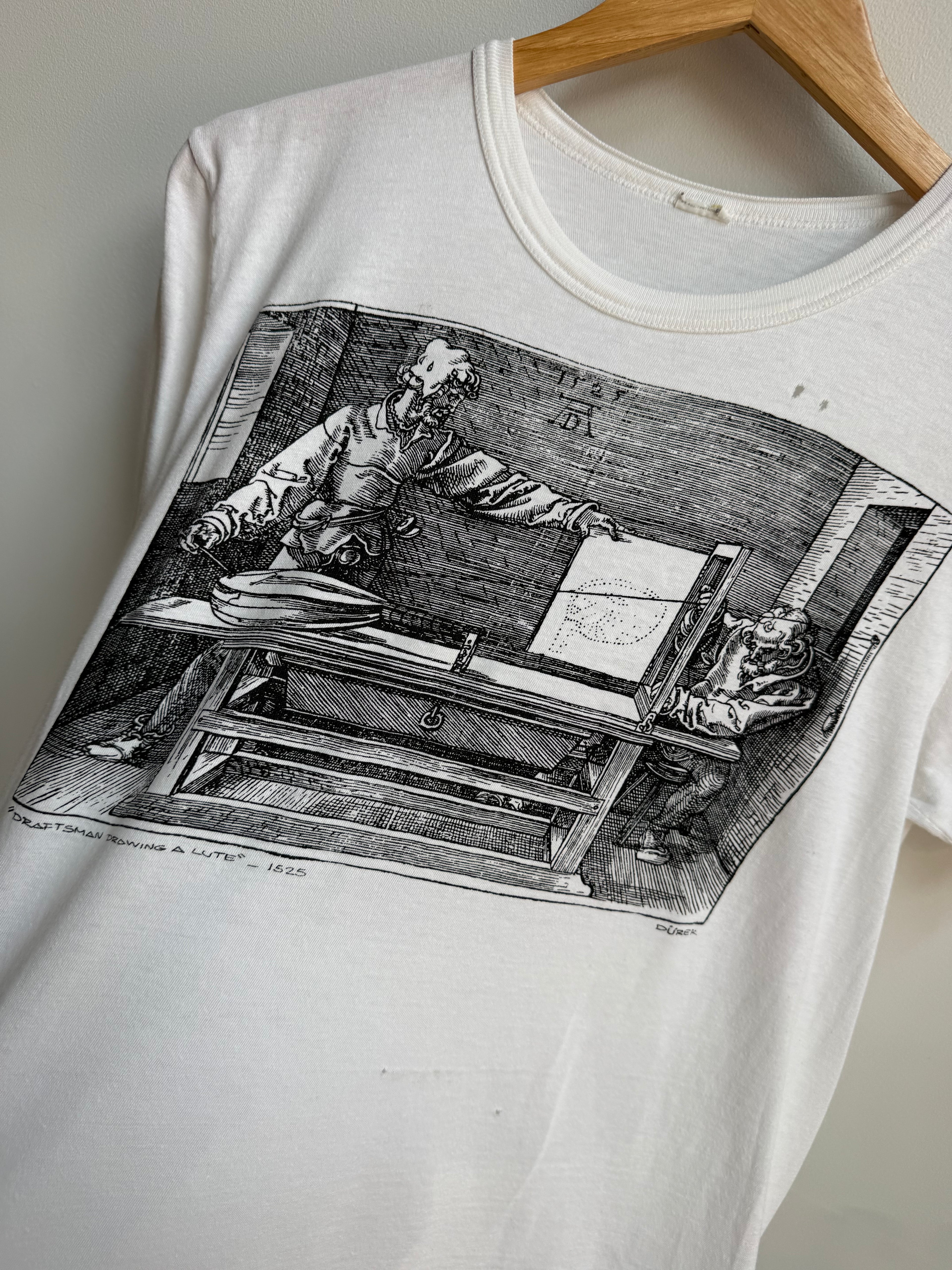 (M) Draftsman Drowing a Lute Tee