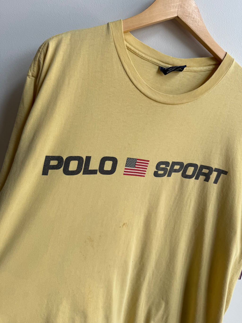 (XL) Polo Sport Yellow Tee