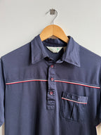 (M) Navy Blue Polo Shirt