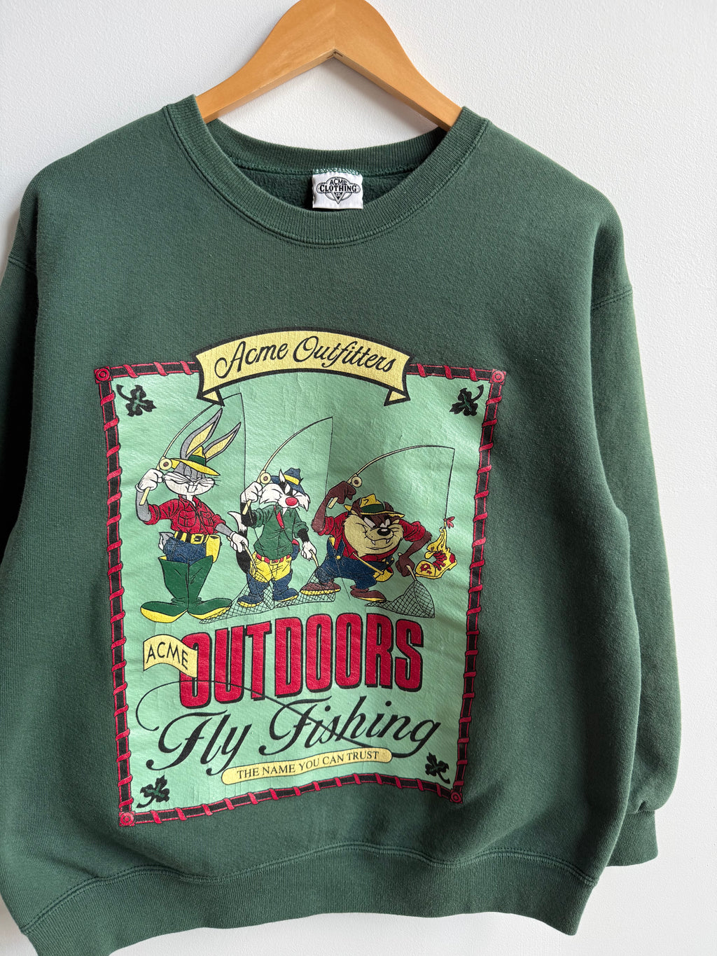 (M) Looney Tunes Fly Fishing Crew