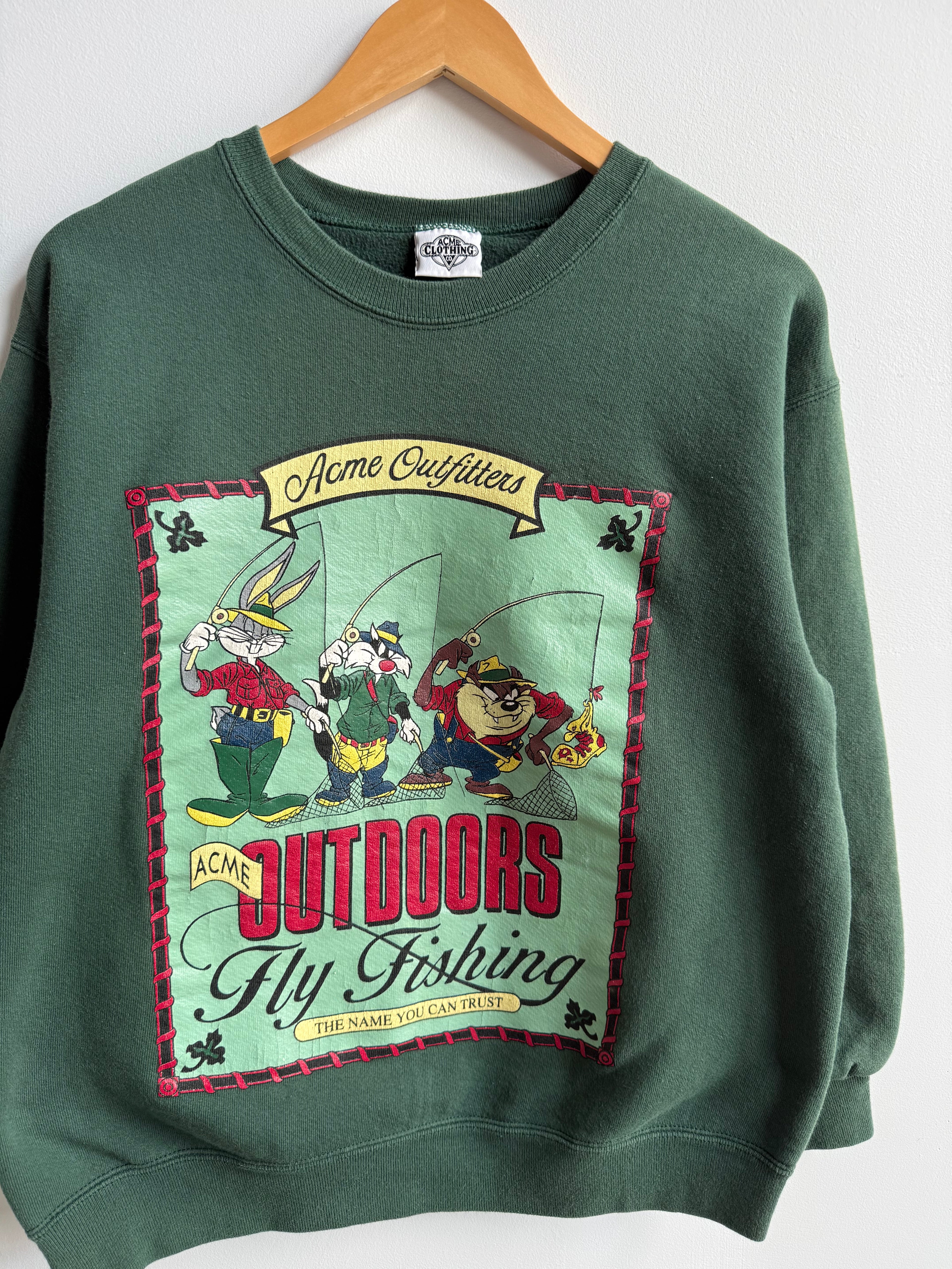 (M) Looney Tunes Fly Fishing Crew